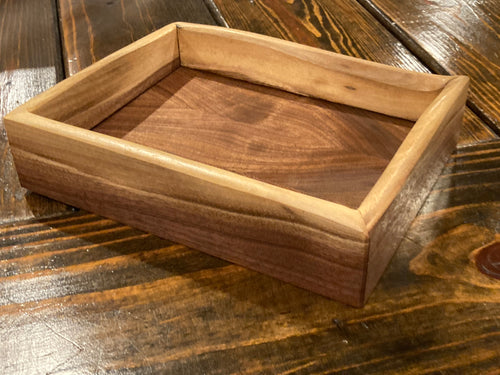 Black Walnut Live Edge Dice Tray