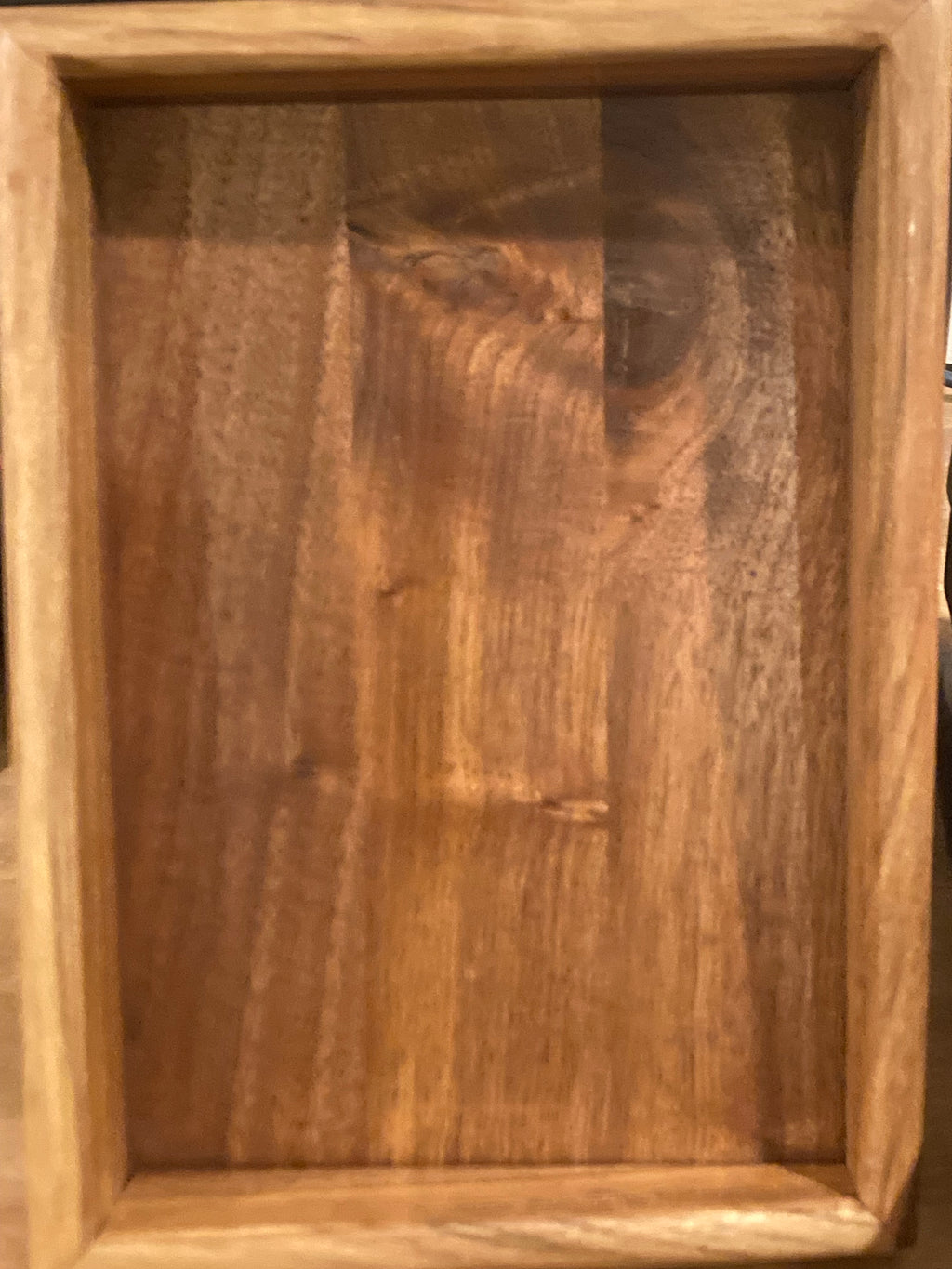 Black Walnut Live Edge Dice Tray